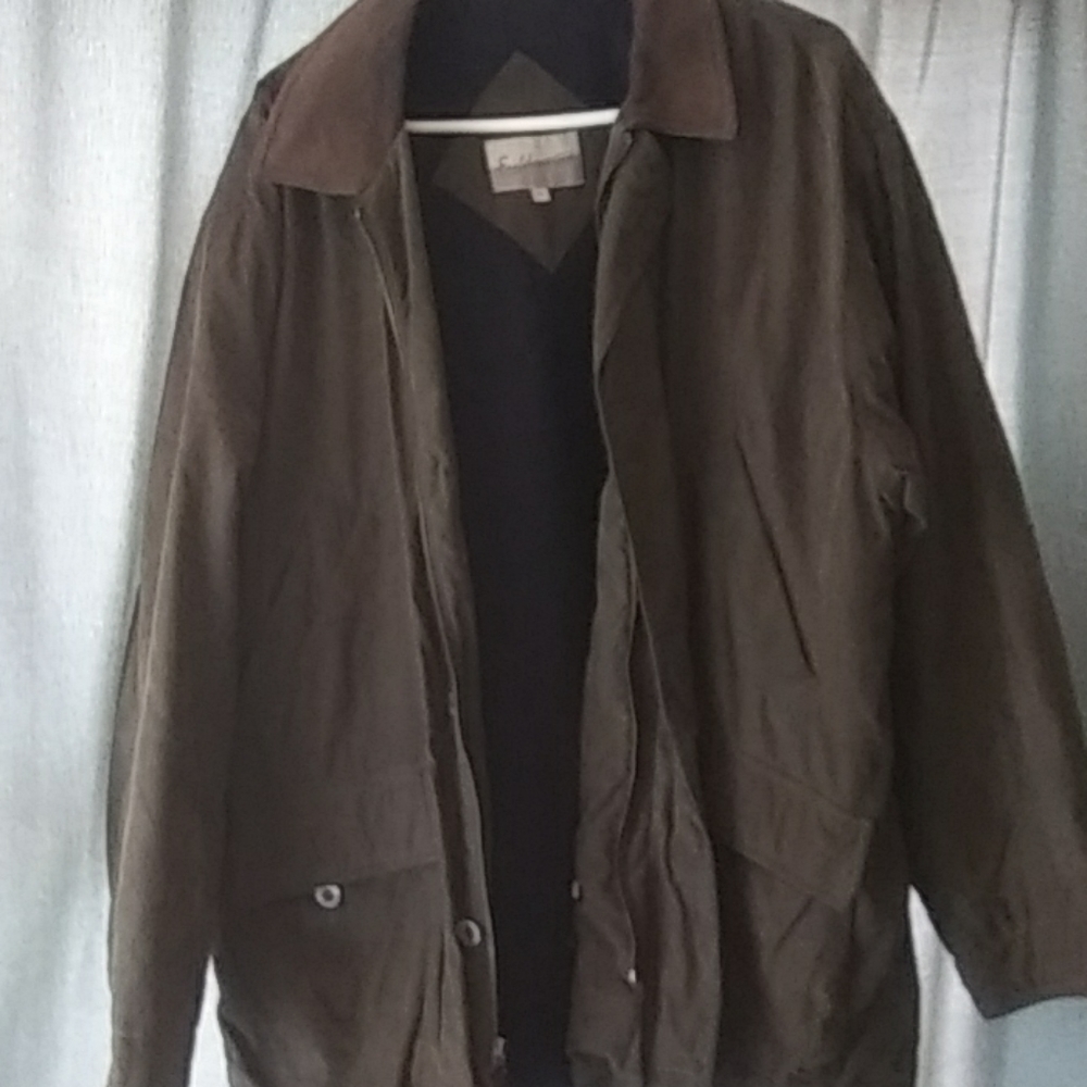 Men's jacket suede